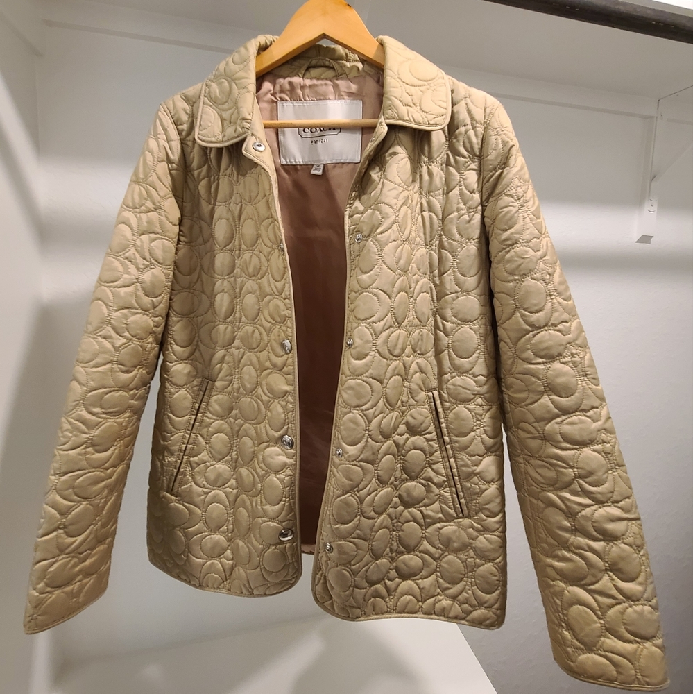 Coach signature C quilted Jacket